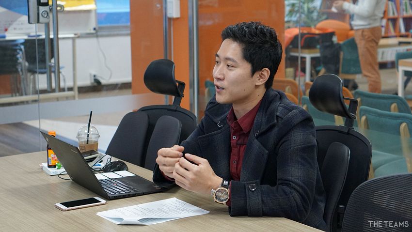 (주)놀이터코리아 - '실패를 발판으로 끝까지 도전하는 팀이 되고 싶습니다' 놀이터 신태건 대표 팀터뷰 사진  (더팀스 제공)