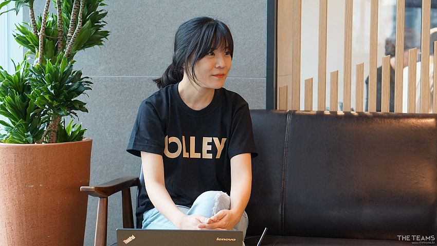 (주)올리 - 10년 경력에도 일의 '의미'를 찾다. 올리 허영재 마케팅 팀장 팀터뷰 사진  (더팀스 제공)