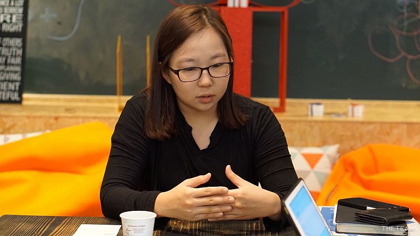 텔라 : TELLA - 영어, 이제 원어민한테 배우세요! 텔라 진유하 CEO 팀터뷰 사진  (더팀스 제공)