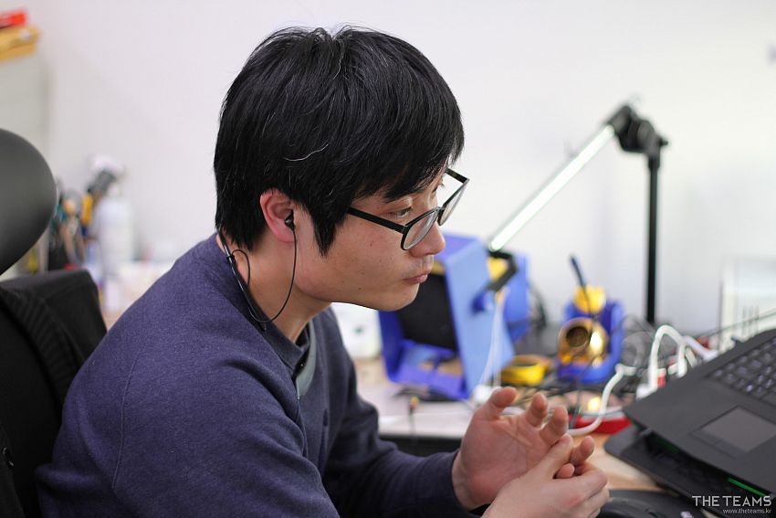 스케치온 주식회사(SketchOn Inc.) - '스케치온은 세계 최초의 제품을 개발중' 이규석 이사 팀터뷰 사진  (더팀스 제공)