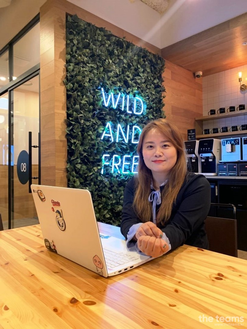 세탁특공대(WASHSWAT) - 게임 CS전문가의 O2O스타트업 도전기, 세탁특공대 CS디렉터 최슬기 팀터뷰 사진  (더팀스 제공)