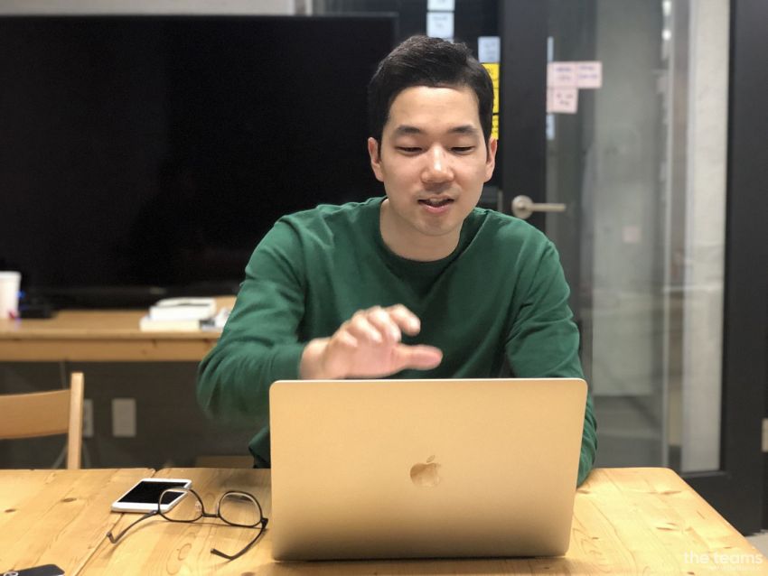 스캐터랩 - 더 행복한 연애, 더 행복한 삶을 위한 콘텐츠를 만드는 곳, 연애의 과학 김종율 매니저 팀터뷰 사진  (더팀스 제공)