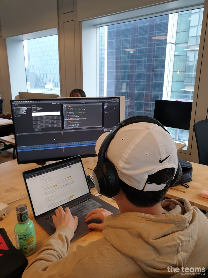 코드잇 - 5분 교육으로 혁신을 만들다, 코드잇 강영훈 팀터뷰 사진 3 (더팀스 제공)