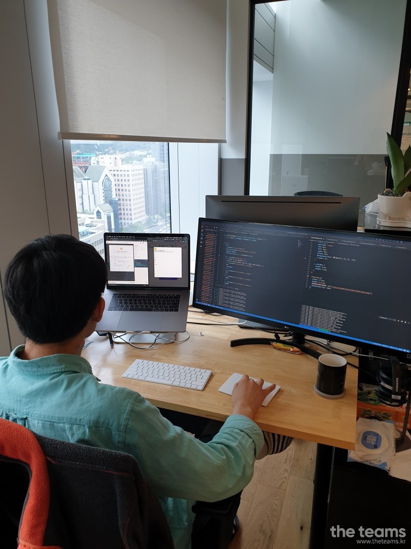 코드잇 - 5분 교육으로 혁신을 만들다, 코드잇 강영훈 팀터뷰 사진 6 (더팀스 제공)