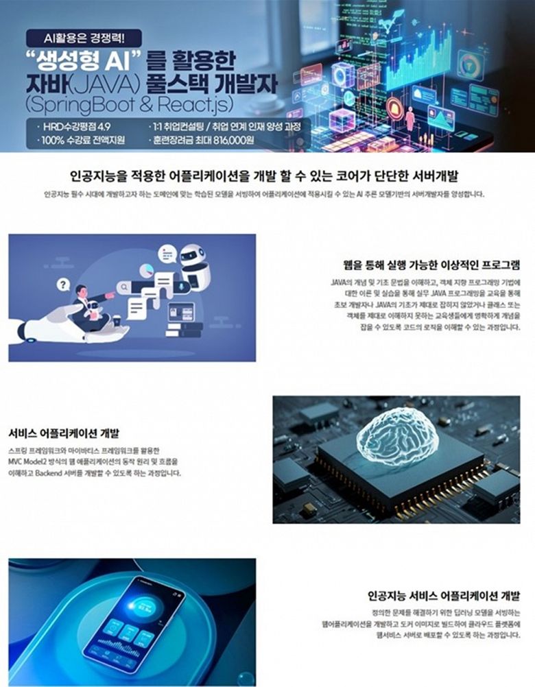 ✅  자바(JAVA) 풀스택 개발자 - 하이미디어아카데미 강남