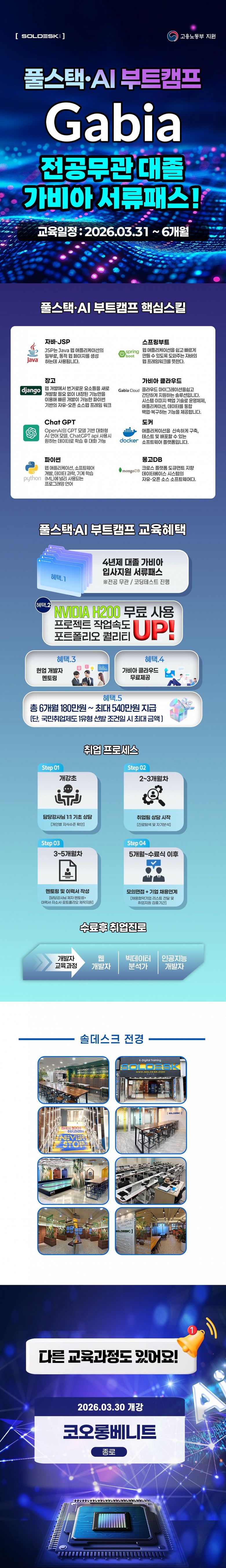 [가비아] 자바(Java) 기반 AI 풀스택 국비지원 부트캠프