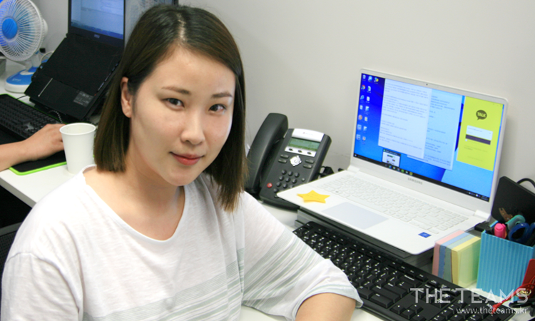 미드레이트 - '미드레이트는 아이디어의 장인들만 모아놓은 팀 같아요.' 조수미 심사팀 과장 팀터뷰 사진 1 (더팀스 제공)