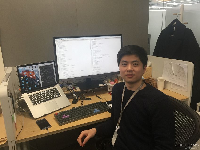 와이드벤티지 - 블루투스 없이 인터페이스가 가능한 와이드벤티지, 노진석 연구원 팀터뷰 사진 1 (더팀스 제공)