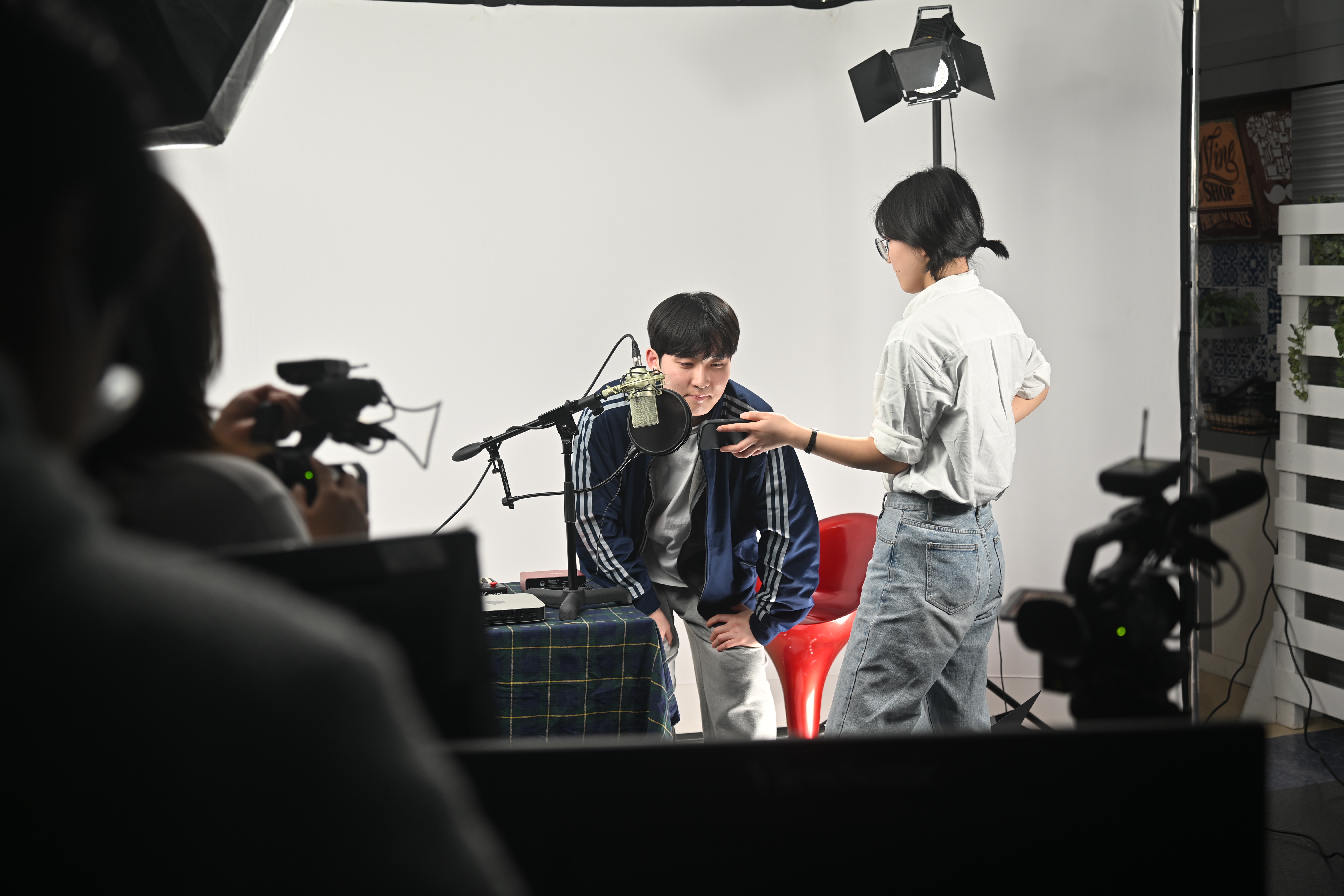 영상 촬영 실습 현장