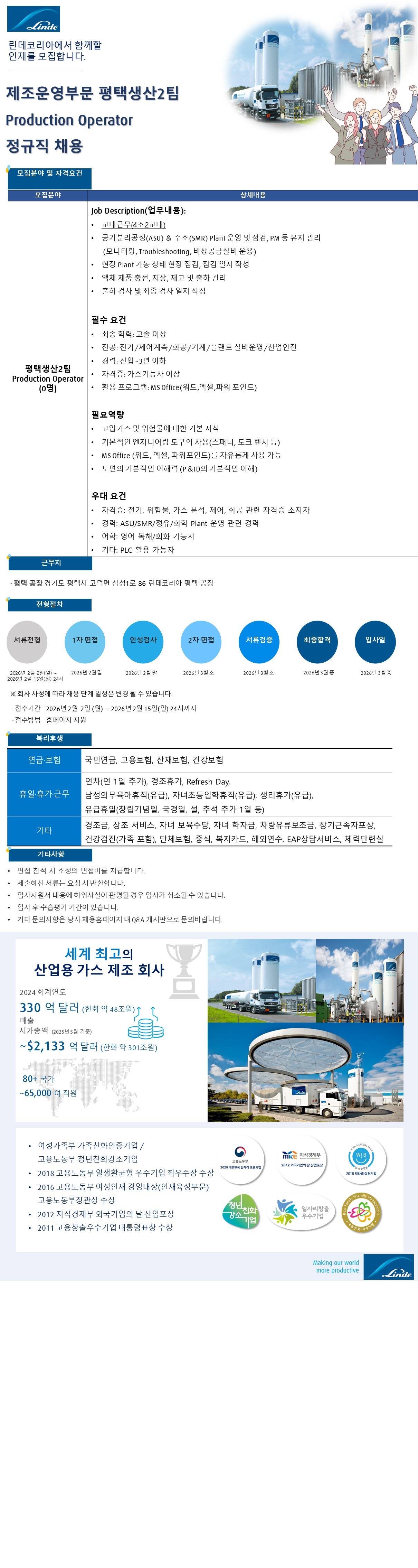 제조운영부문 평택생산2팀 Production Operator 정규직 채용(0).jpg