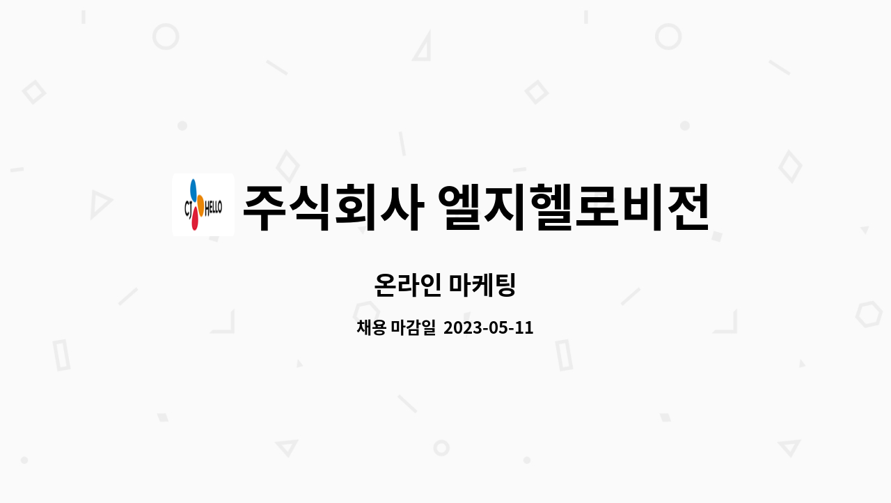 주식회사 엘지헬로비전 : 온라인 마케팅 | 더팀스 온라인 마케팅 by 주식회사 엘지헬로비전