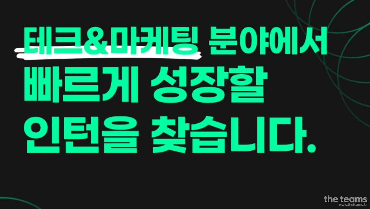 서울넘버풀 - 테크 기반 마케팅 스타트업 인턴 모집 : 채용 메인 사진 (더팀스 제공)